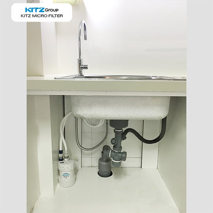 Lắp đặt thực tế máy lọc nước Kitz OSS G4-E